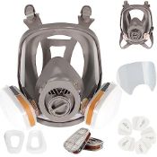 RRP £36.94 Trudsafe 25 in 1 Full Face Respirator Mask for Paint Sparying