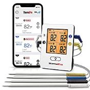 RRP £40.22 ThermoPro TP25 Bluetooth Meat Thermometer with 4 Temperature