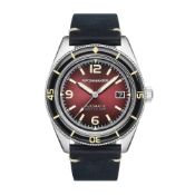 RRP £214.25 Spinnaker Men's Fluess Oxblood Red Japanese Automatic Watch - SP-5055-07