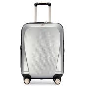 RRP £44.87 GinzaTravel Lightweight Hard Cabin Suitcase with 4