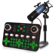 RRP £91.15 ALLWIN Podcast Microphone Set