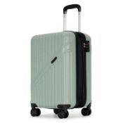 RRP £57.02 GinzaTravel Lightweight 4 Wheels Suitcase ABS Hard