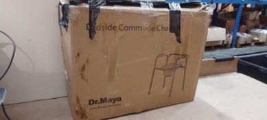 RRP £67.35 Dr. Maya Bedside Commode Chair - Adjustable