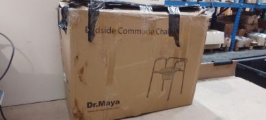 RRP £67.35 Dr. Maya Bedside Commode Chair - Adjustable