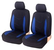 RRP £17.11 AUTOYOUTH Cloth Pair Car Seat Covers for Front Seats