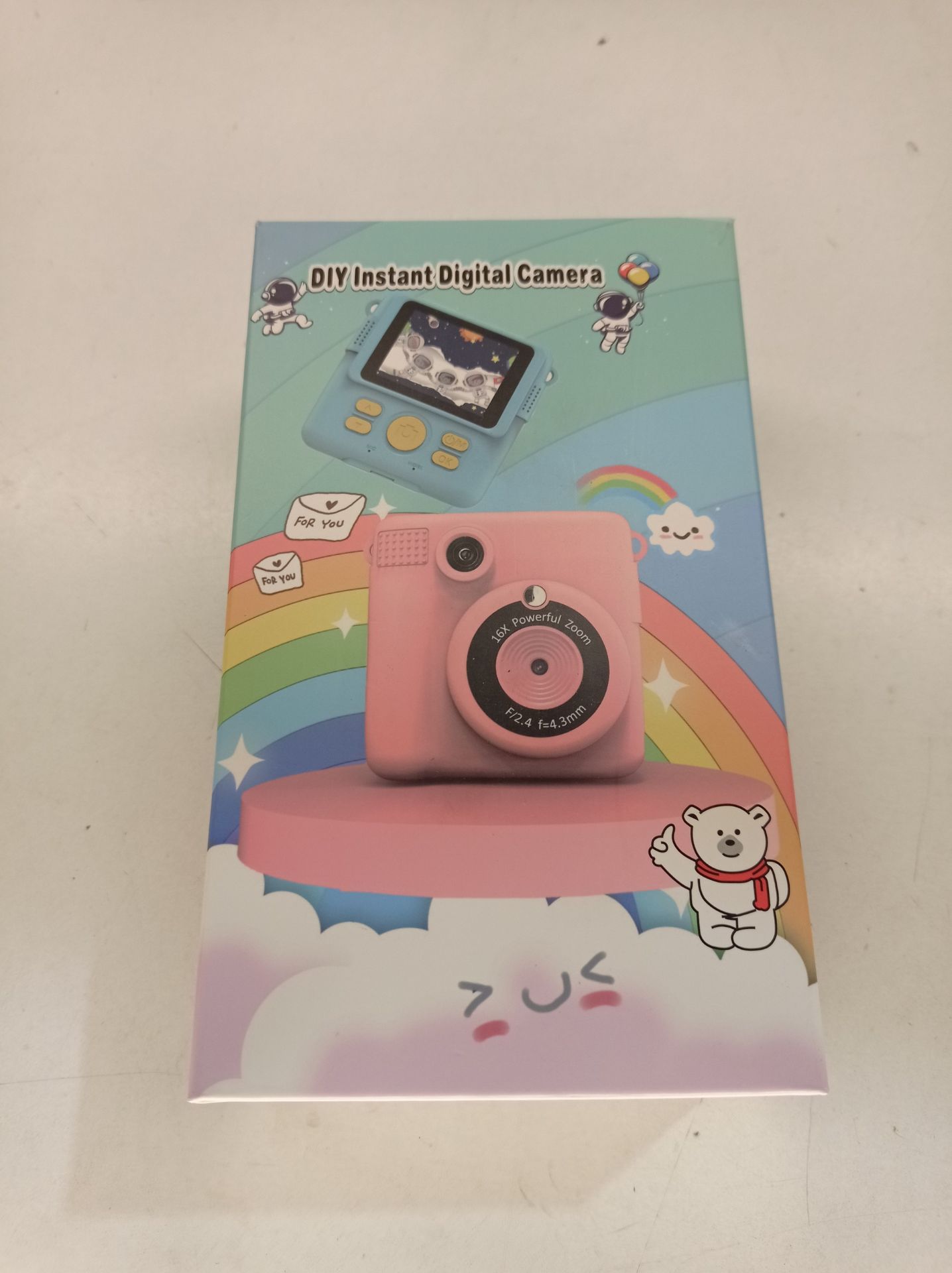 RRP £38.80 Kids Camera- Instant Print Camera 1080P 2.4 Inch Screen - Image 2 of 2