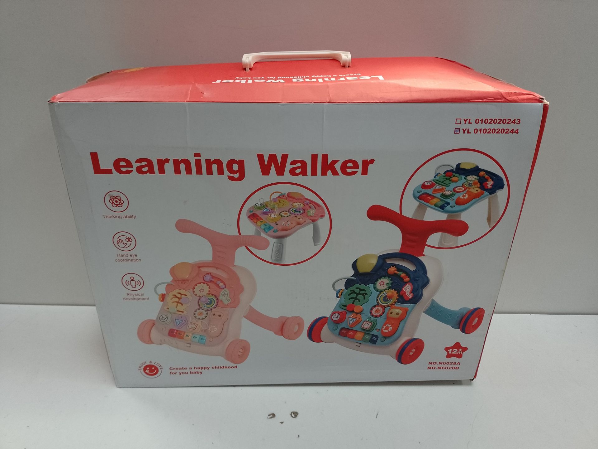 RRP £55.92 Baby Walker 3in1 Sit-to-Stand Learning Walker Kids - Image 2 of 2