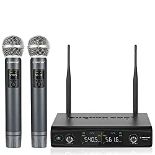 RRP £114.19 Phenyx Pro UHF Wireless Handheld Microphone System