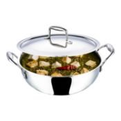 RRP £50.24 Vinod Platinum Triply Extra Deep Stainless Steel Wok