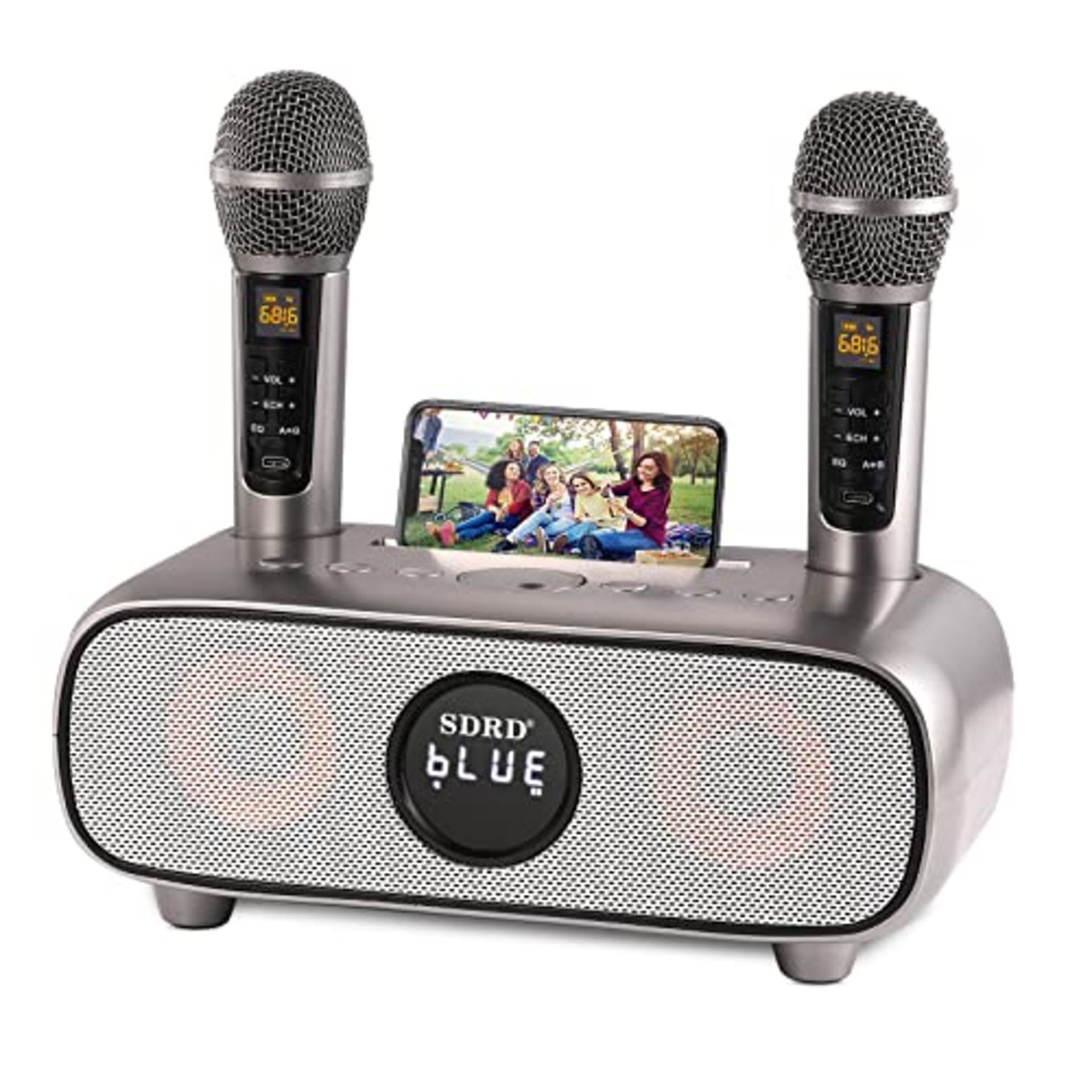 RRP £80.27 Karaoke Machine for Adults and Kids