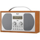 RRP £39.95 Bush DAB Bluetooth Wooden Radio 736/2325 Portable Stereo (MP3