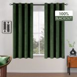 RRP £34.11 MIULEE Velvet Curtains 100% Blackout Thermal Insulated