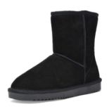 RRP £38.80 DREAM PAIRS Women's Mid Calf Winter Snow Boots Shorty Fashion Lined Boots