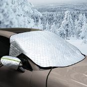 RRP £22.78 Windscreen Cover Snow- FREESOO Car Windshield Cover-