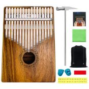 RRP £28.45 Kalimba Thumb Piano 17 Key Finger Piano with Tuning