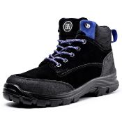 RRP £47.84 Black Hammer Mens Steel Toe Cap Safety Boots S3 SRC