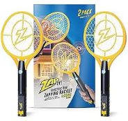 RRP £29.67 Zap It! Electric Fly Swatter - Rechargeable Fly Zapper