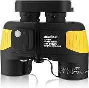 RRP £116.96 Aomekie Marine Binoculars 7x50 for Adults BAK4 Compass