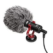 RRP £29.21 Boya by-MM1 Microphone for Camera