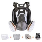 RRP £36.62 HOLULO 15 in 1 Full Face Respirator Mask Respirator