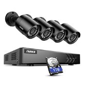 RRP £164.96 ANNKE 8 Channel Outdoor Security CCTV Camera System