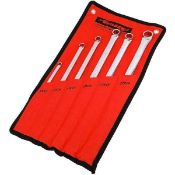 RRP £42.80 Neilsen, 6PC Extra Long Metric Double Ring Aviation Spanner Set 8-24mm CT4158