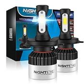 RRP £36.52 Nighteye H4 Led Headlight Bulbs