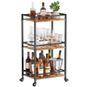 RRP £52.50 Lifewit Drink Trolley