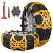RRP £36.06 Oziral Snow Chain for Tyres 7 Pcs Universal Anti-Skid