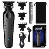 RRP £28.98 KEMEI 2299 Trimmer Professional Cordless Hair Clipper