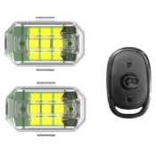 RRP £20.45 Hausdec Wireless LED Strobe Light for Motorcycle Car