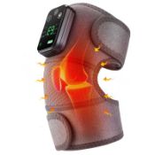 RRP £39.95 Cordless Heated Knee Massager Heating Shoulder Support Brace Wrap with Massage
