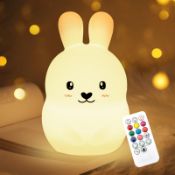 RRP £21.67 Nice Dream Cute Bunny Night Light for Kids