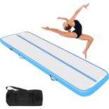 RRP £101.82 Tumbling Gymnastics Mat Inflatable 10cm Thick Air Floor