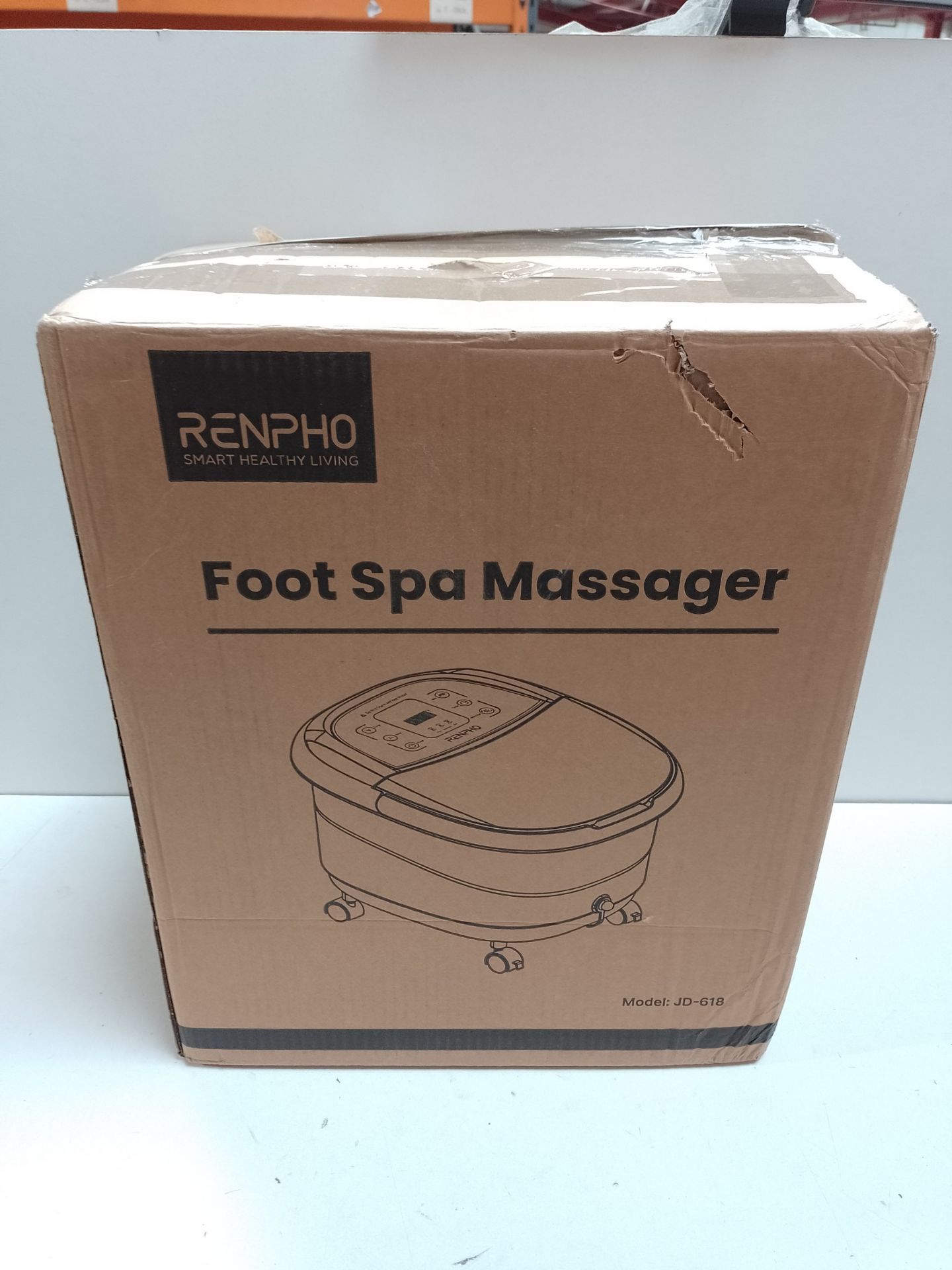 RRP £118.71 RENPHO Motorized Rollers Foot Spa Massager - Image 2 of 2