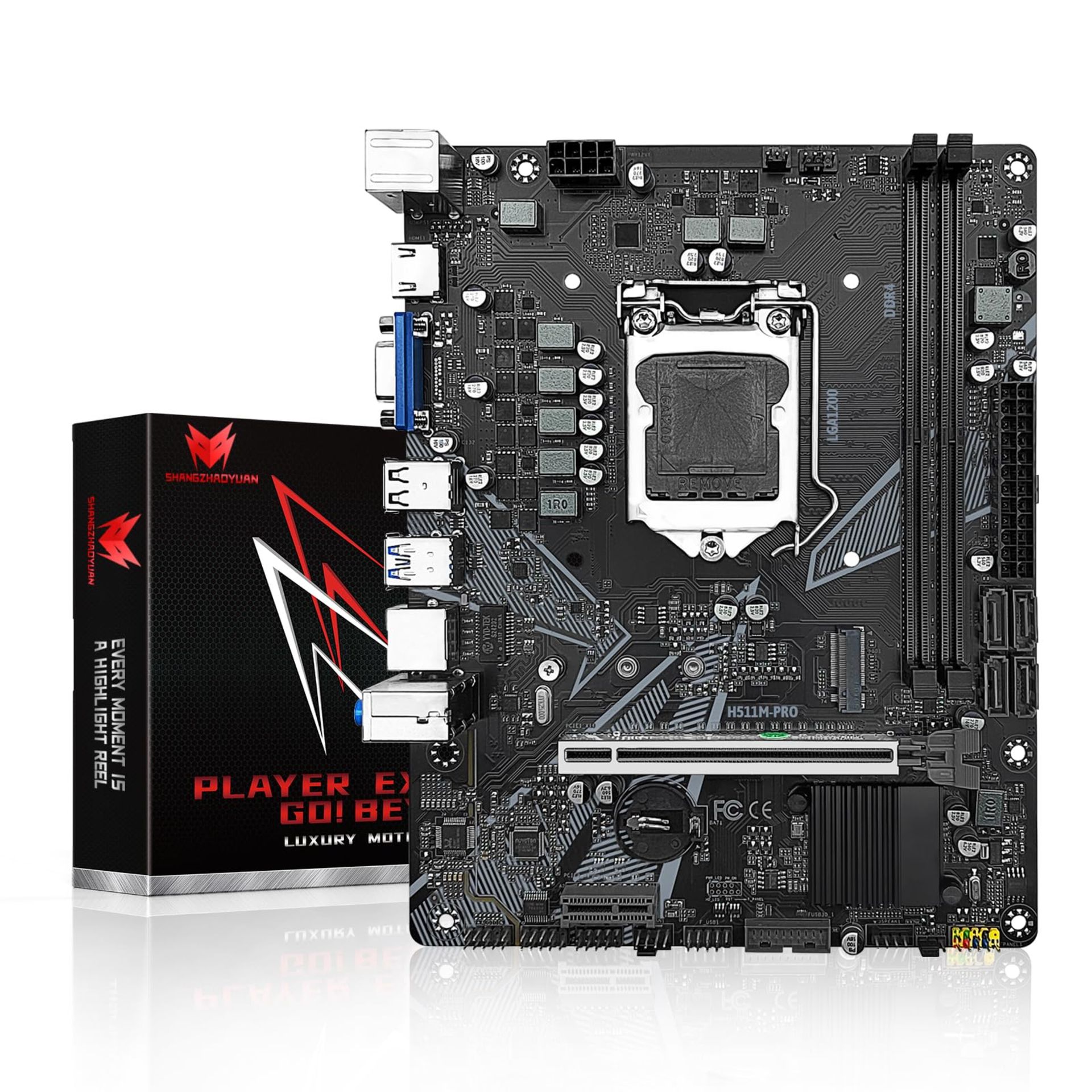 RRP £103.87 SHANGZHAOYUAN H511M PRO Motherboard LGA 1200 for 10th