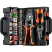 RRP £34.59 SOMELINE Crimping Tools Set with 24 Types of Ferrules