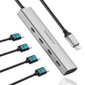 RRP £22.82 RSHTECH USB C Hub [10Gbps] 4-Port USB 3.1/3.2 Gen2