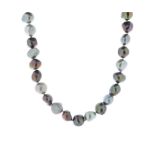 26 inch Freshwater Cultured 8.0 - 8.5mm Pearl Necklace - Valued By AGI £290.00 - 8.0 - 8.5mm