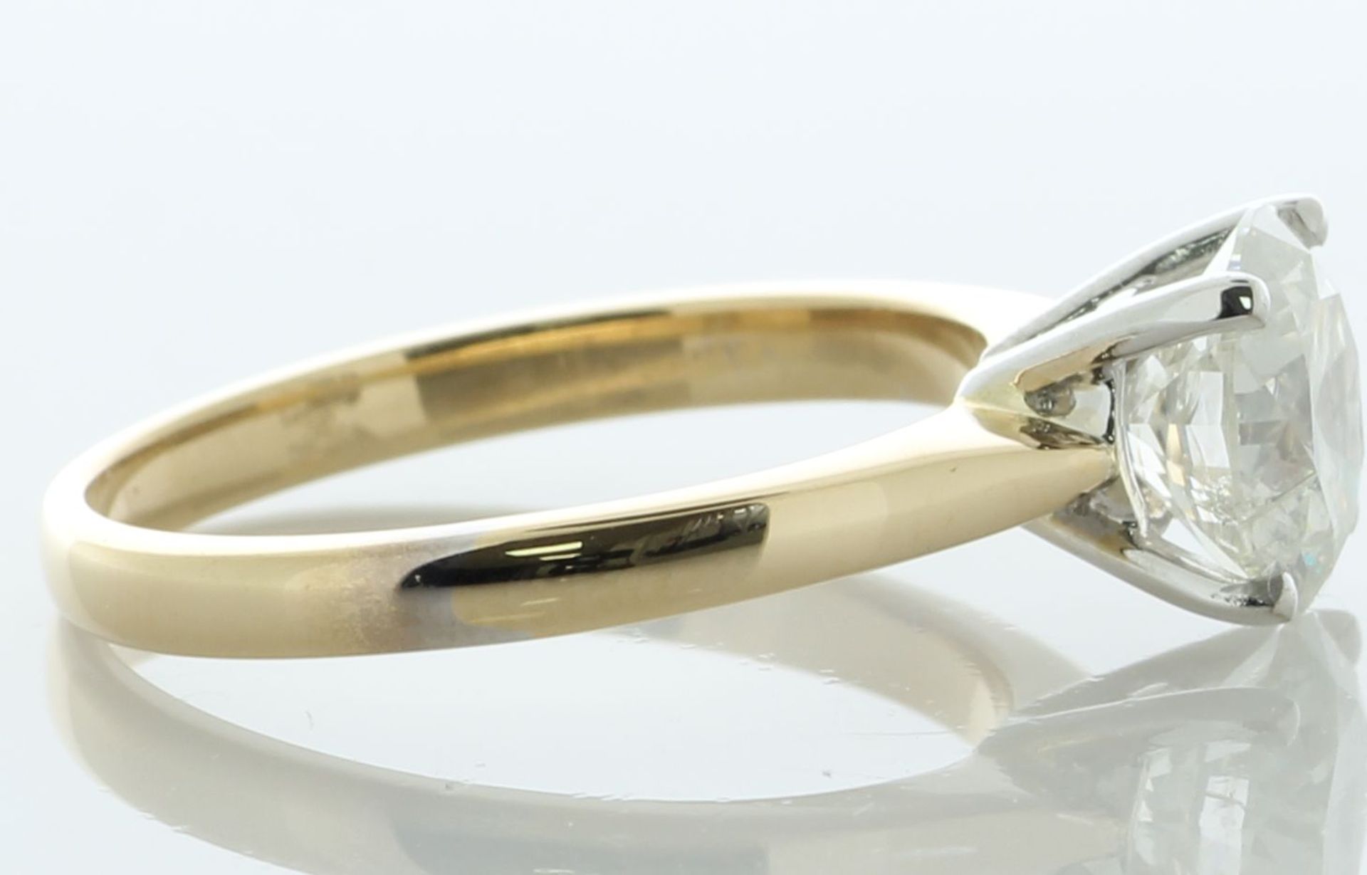 18ct Yellow Gold Single Stone Prong Set Diamond Ring 1.58 Carats - Valued By IDI £16,750.00 - A 1.58 - Image 3 of 5
