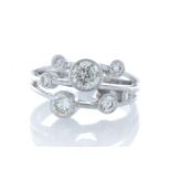 18ct White Gold Raindance Style Diamond Ring 1.05 Carats - Valued By GIE £15,000.00 - A signature