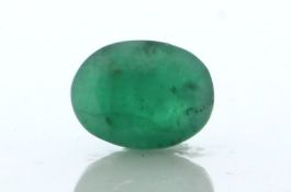 Loose Oval Emerald 5.21 Carats - Valued By GIE £10,445.00 - Colour-Emerald Green, Clarity-SI,