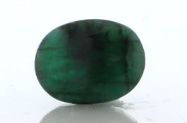 Loose Oval Emerald 8.95 Carats - Valued By GIE £17,760.00 - Colour-Emerald Green, Clarity-SI,
