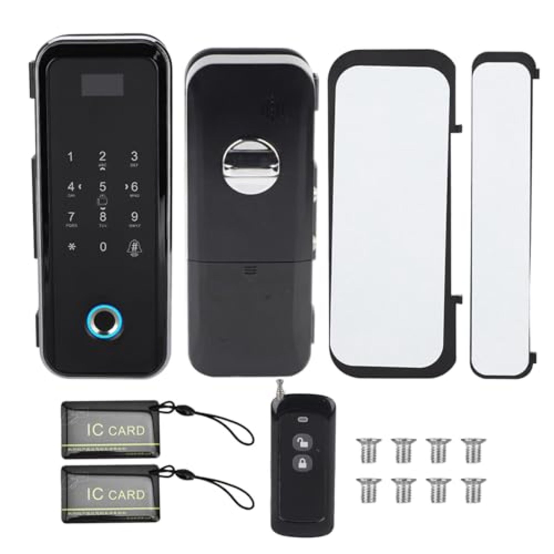 RRP £137.41 Electronic Smart Glass Door Lock Fingerprint Smart