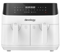 RRP £102.74 Devology Double Air Fryer