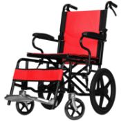 RRP £239.74 MADE Mobility Lightweight Folding Wheelchair