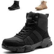 RRP £45.65 Nasogetch Safety Boots Lightweight Steel Toe Cap Boots