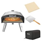 RRP £216.90 Mimiuo Outdoor Gas Fired Pizza Oven with UK Gas Regulator
