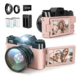 RRP £125.57 SOPPY 4K Digital Camera with WiFi