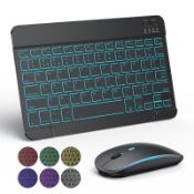 RRP £31.95 TECURS Bluetooth Keyboard and Mouse Set